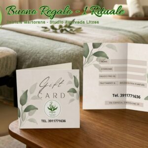 BUONO REGALO - 1 RITUALE AYURVEDICO A SCELTA