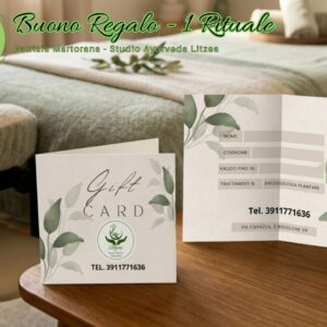 BUONO REGALO – 3 RITUALI AYURVEDICI A SCELTA
