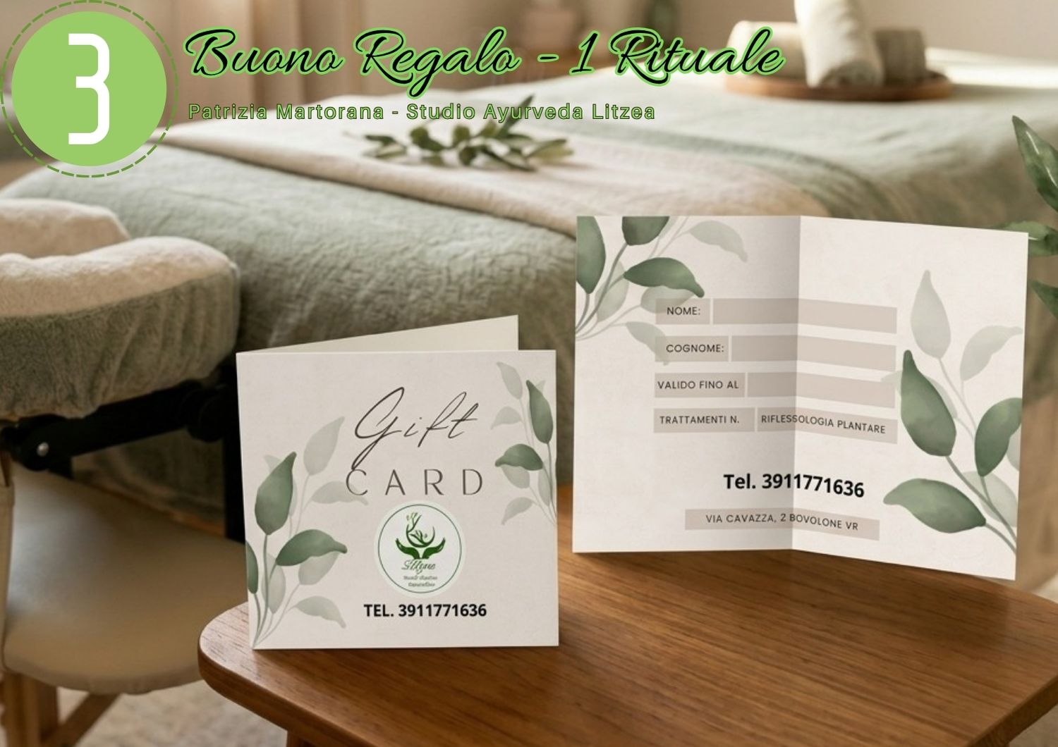 Buono regalo 3 rituali Ayurvedici